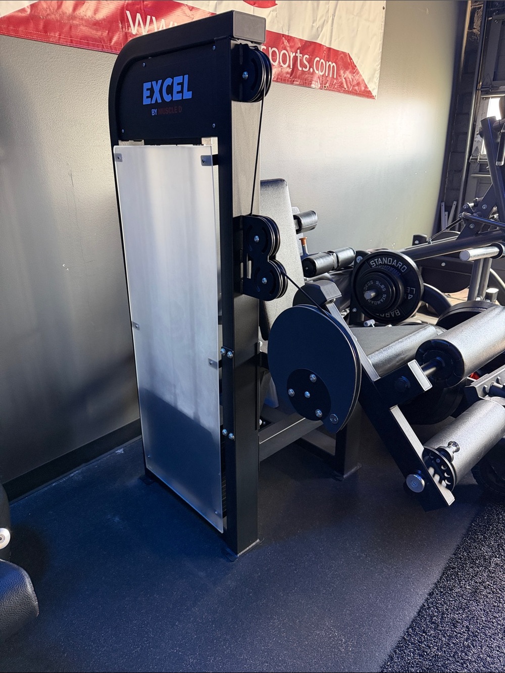 Weight Stack Shroud is a sleek and sturdy protective cover desi 23"x 20"× 1/4" W